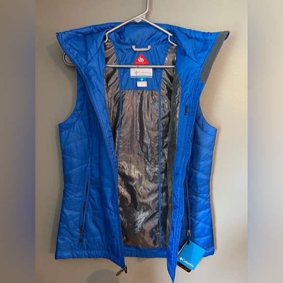 NWT Columbia Royal Blue Mighty Lite Vest - size (S) - Picture 8 of 9